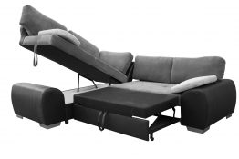 Enzo 1cr2 left corner sofa bed bl-grey FAB cov-brick (1)