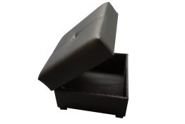 footstool westpoint black Pu storage (1)